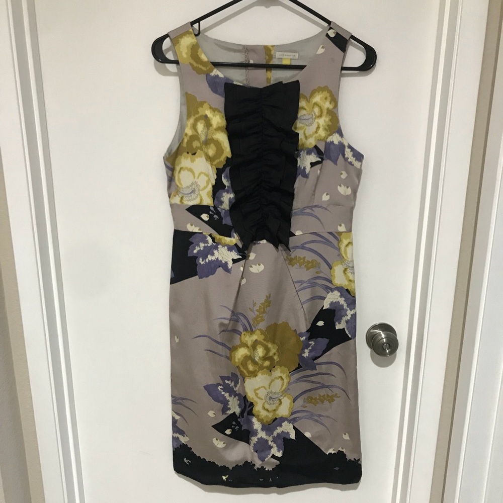 Leifsdottir floral pattern shift dress